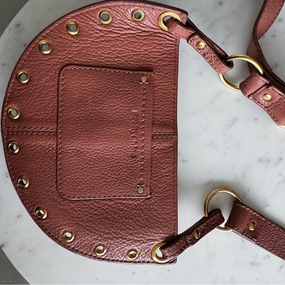 See By Chloe Leather Crescent Mini Crossbody Belt bag - Picture 5 of 8